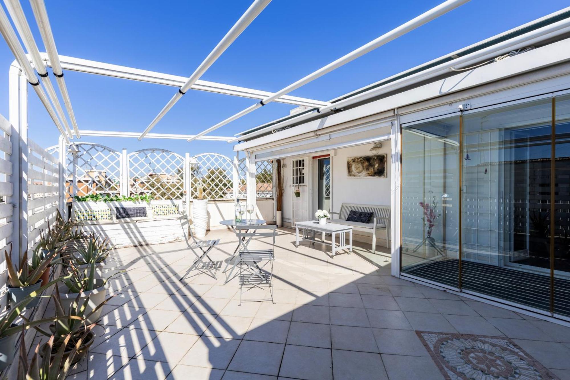Hostly-salotti Terrace Suite-20min To Vatican * Roma