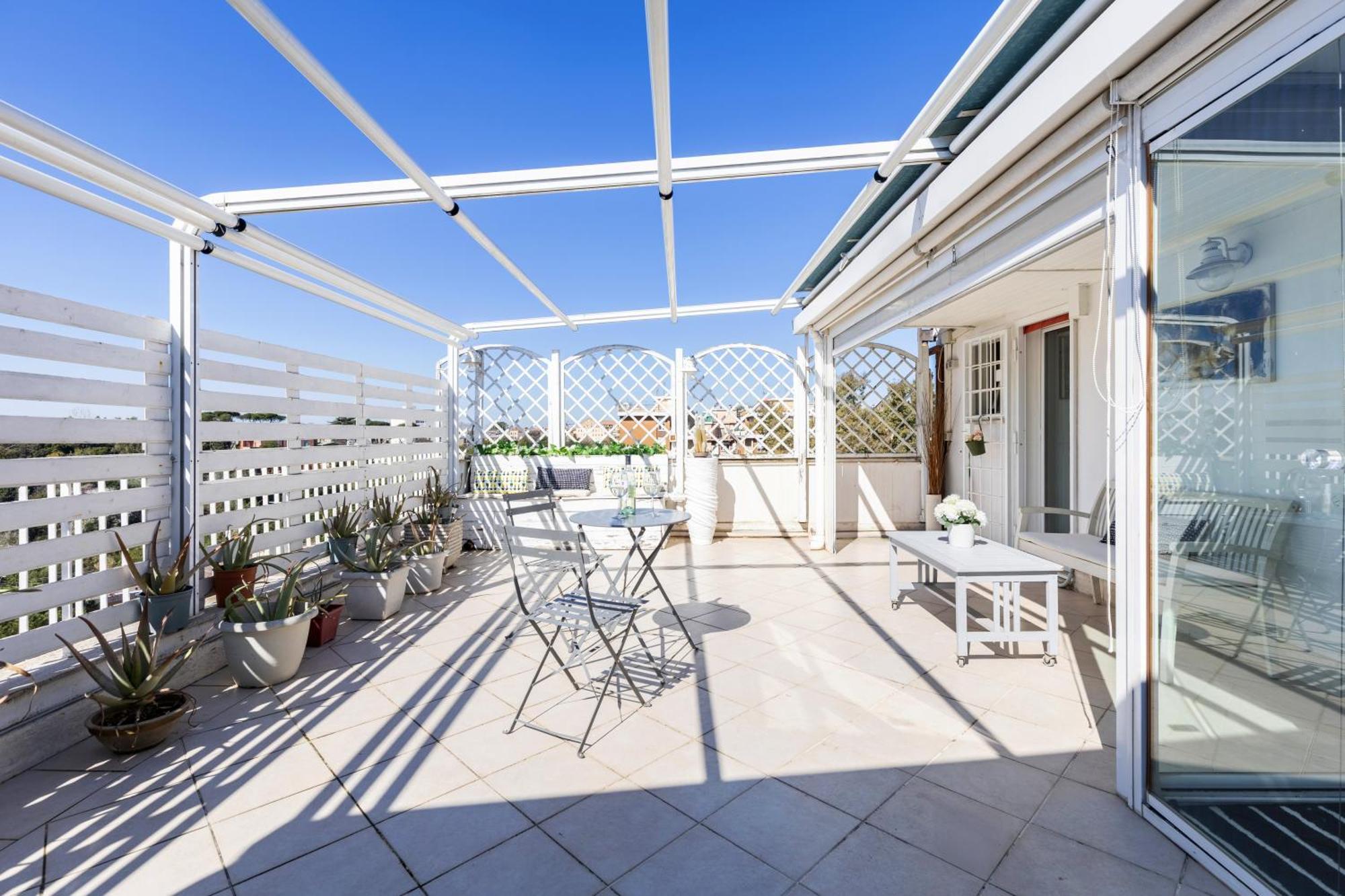 Appartamento Hostly-salotti Terrace Suite-20min To Vatican *